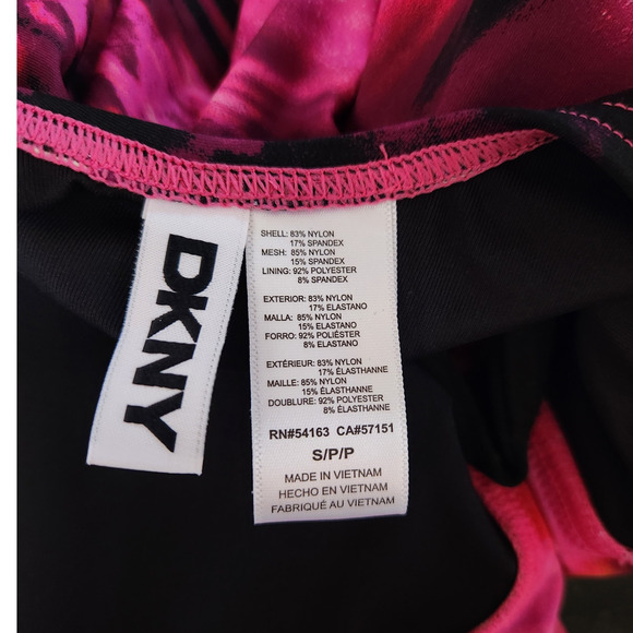 DKNY Women's Swimsuit One Piece Tummy Compression Resort Vacation S - Picture 9 of 9